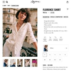 Sezane Florence Shirt
